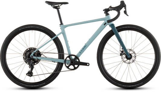 Produktbild: Cube Nuroad Rookie Pro tealgrey´n´teal, Seitenansicht (weißer Hintergrund)
