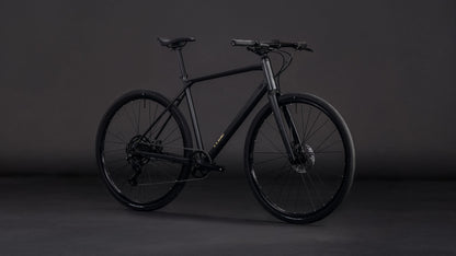 Produktbild: Cube Nulane Pro grey´n´chrome, Schrägansicht (schwarzer Hintergrund)
