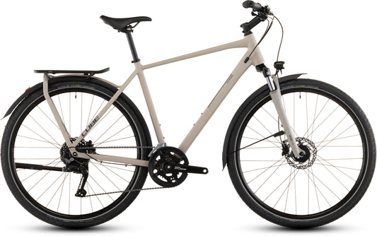 Produktbild: Cube Kathmandu ONE oatgrey´n´grey, Seitenansicht (weißer Hintergrund)
