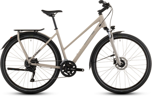 Produktbild: Cube Kathmandu ONE oatgrey´n´grey, Seitenansicht (weißer Hintergrund)