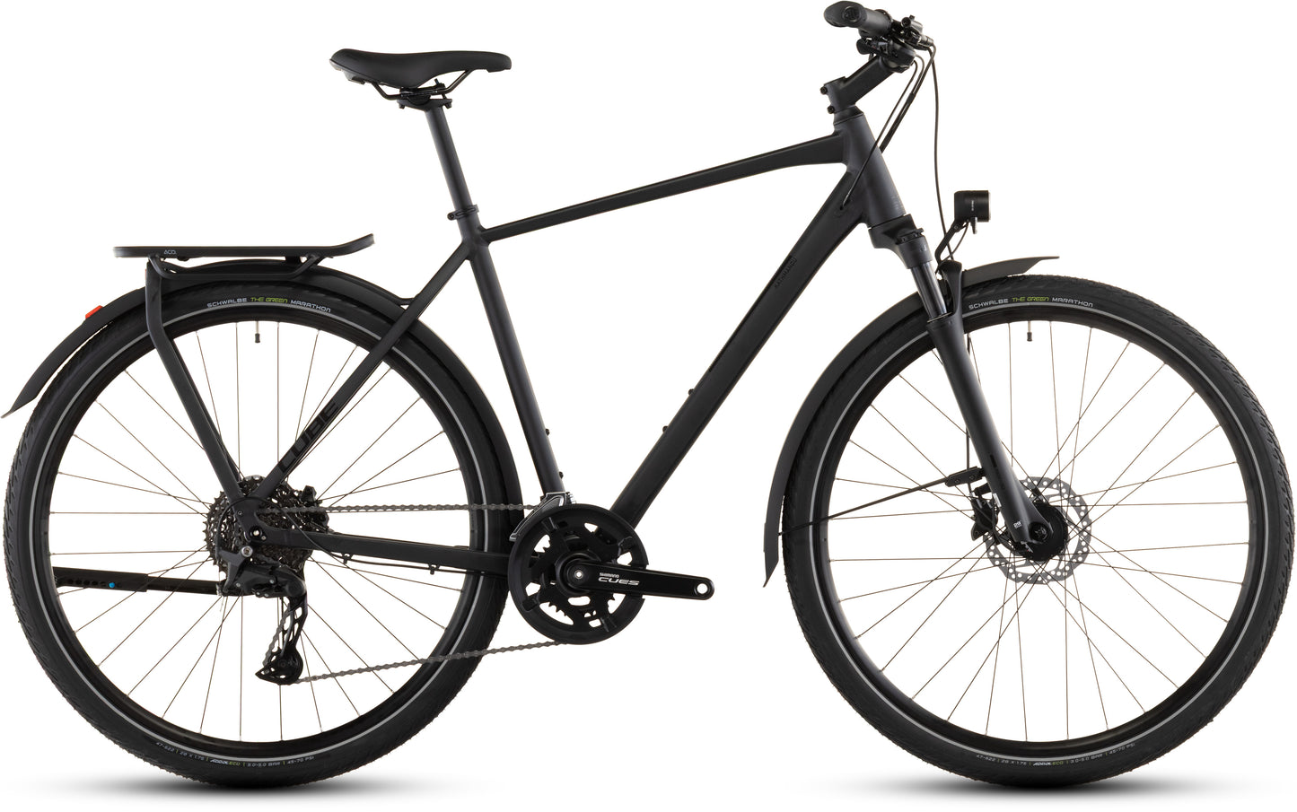 Produktbild: Cube Kathmandu Pro coal´n´black, Seitenansicht (weißer Hintergrund)