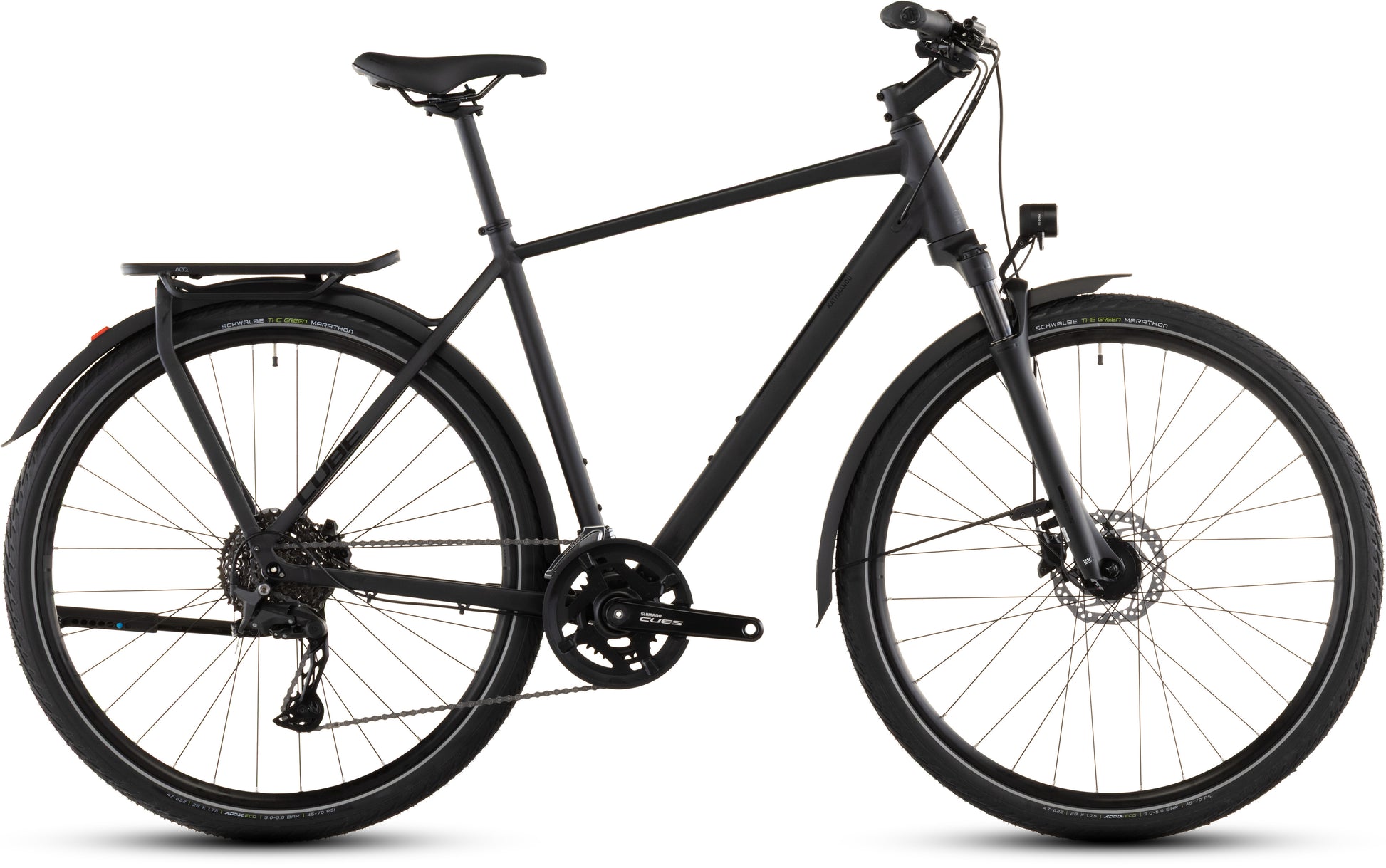 Produktbild: Cube Kathmandu Pro coal´n´black, Seitenansicht (weißer Hintergrund)