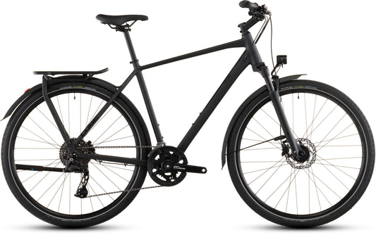 Produktbild: Cube Kathmandu Pro coal´n´black, Seitenansicht (weißer Hintergrund)