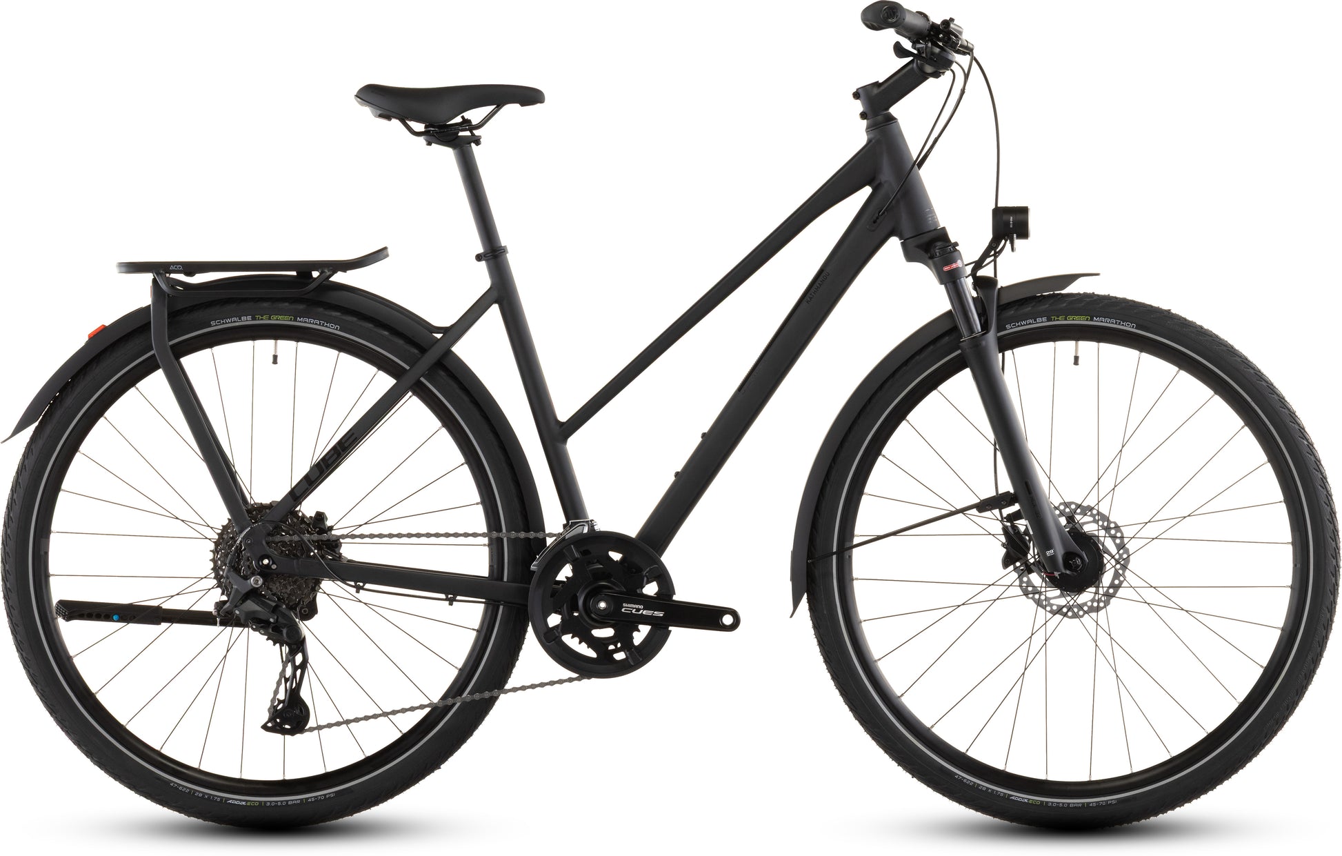 Produktbild: Cube Kathmandu Pro coal´n´black, Seitenansicht (weißer Hintergrund)