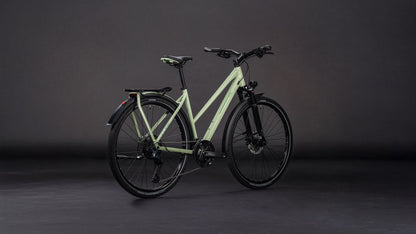 Produktbild: Cube Kathmandu EXC pea´n´grey, Schrägansicht (schwarzer Hintergrund)
