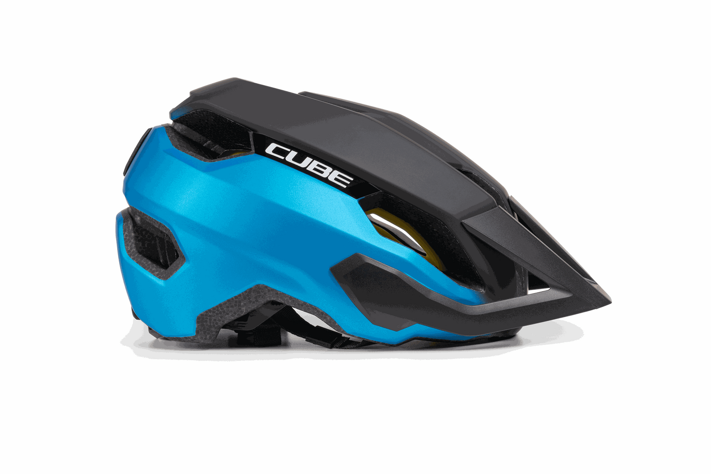 CUBE Helm STRAY X Actionteam in blue – Detailansicht 1