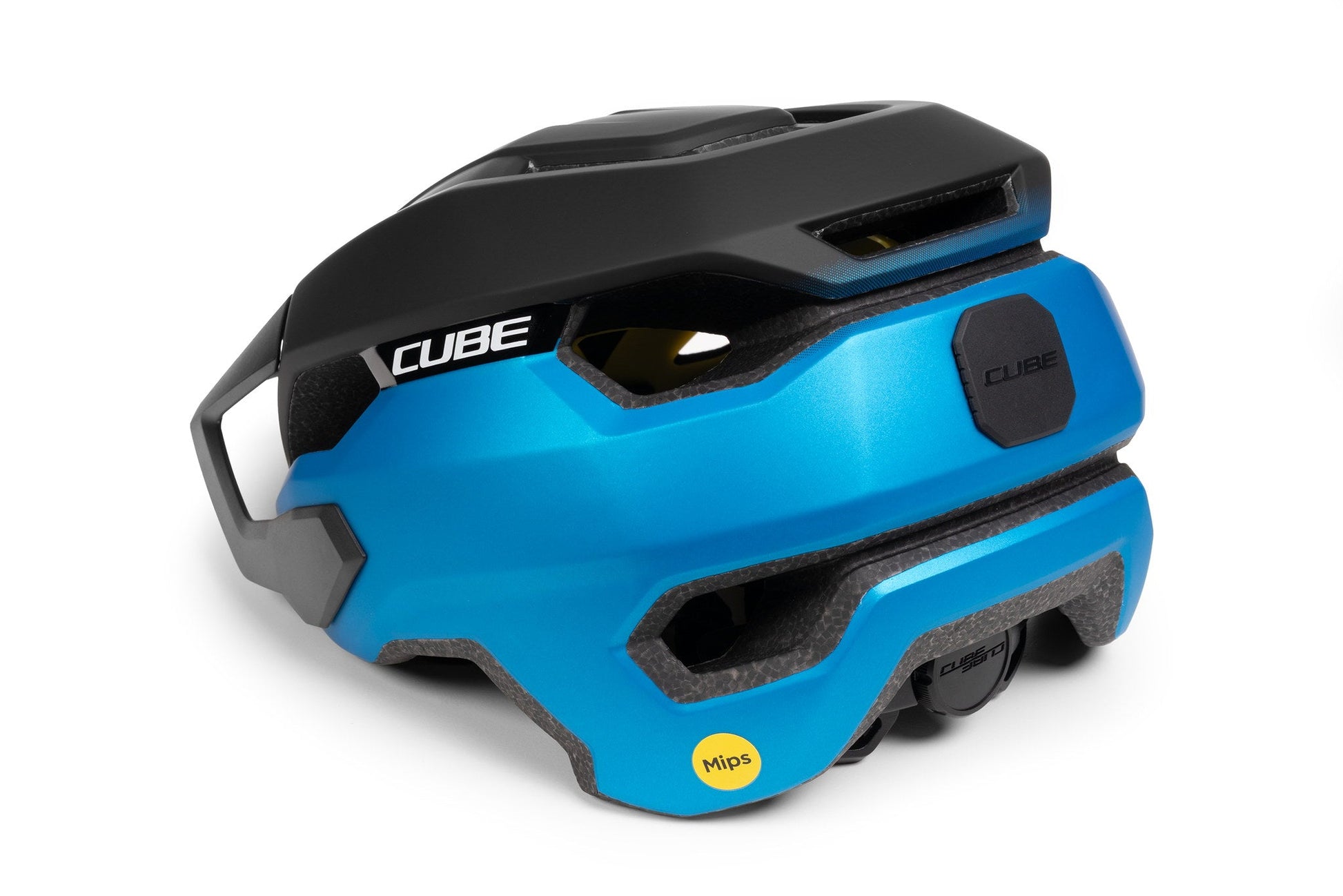 CUBE Helm STRAY X Actionteam in blue – Detailansicht 3
