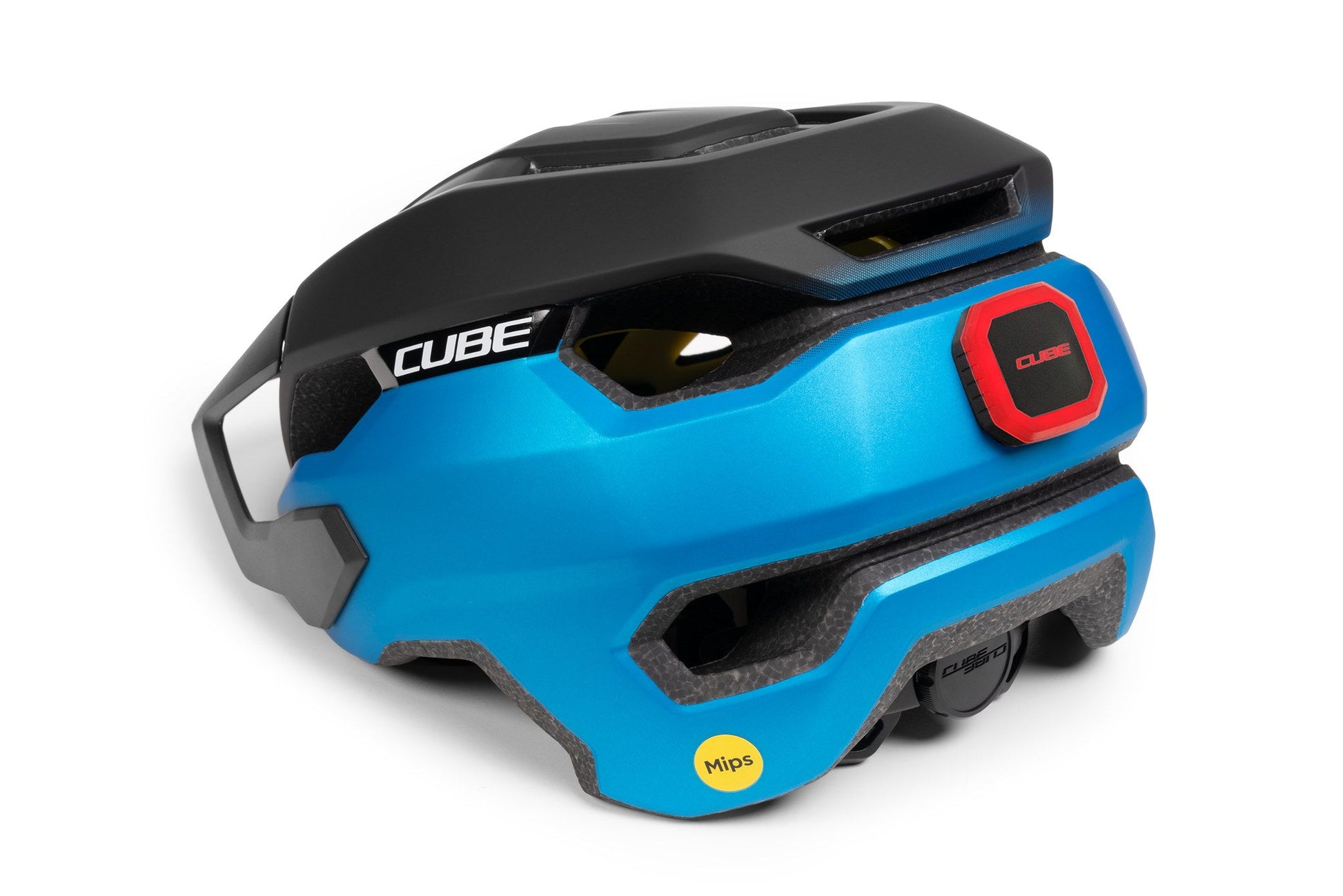 CUBE Helm STRAY X Actionteam in blue – Detailansicht 4