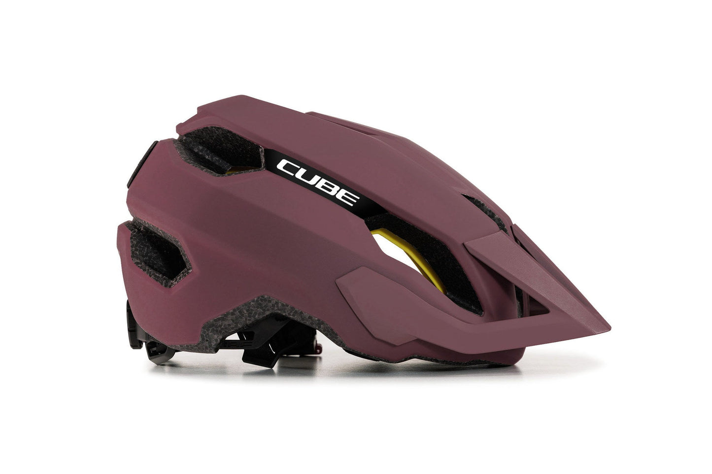 CUBE Helm STRAY in burgundy – Detailansicht 1