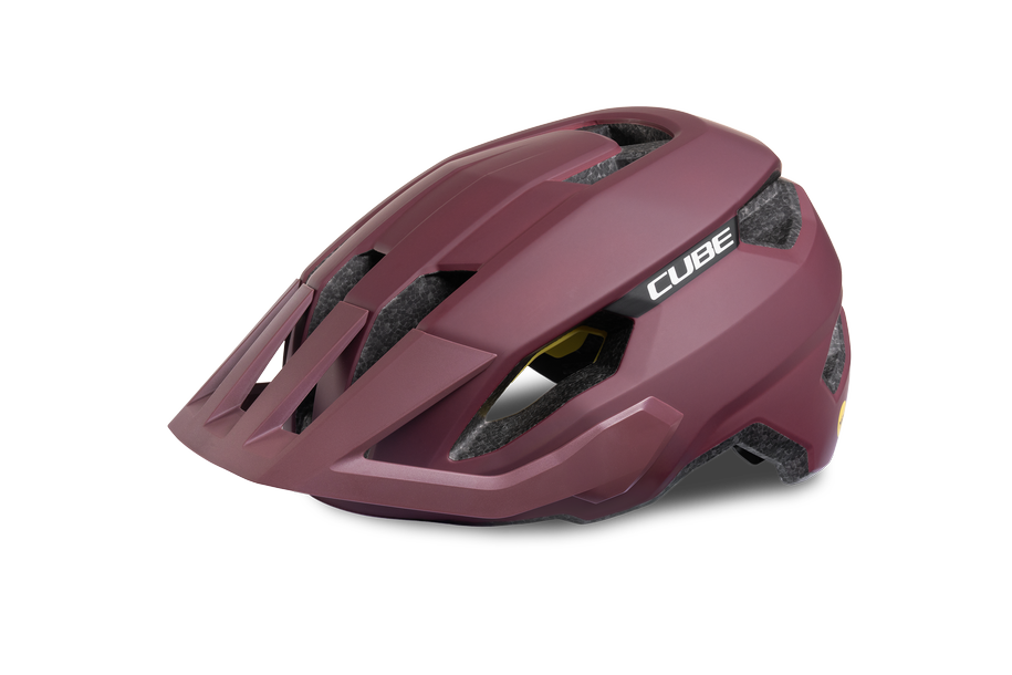 CUBE Helm STRAY in burgundy