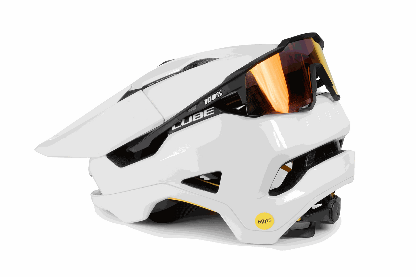 CUBE Helm TROOPER in white – Detailansicht 5