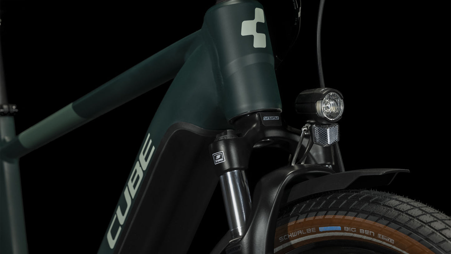 CUBE Touring Hybrid ONE 625 darkgreen´n´green 2024