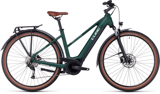 CUBE Touring Hybrid ONE 625 darkgreen´n´green Trapeze 2024