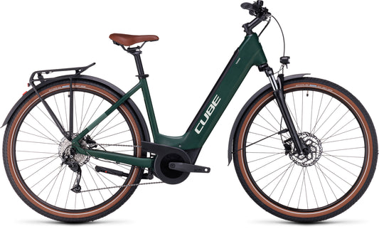 CUBE Touring Hybrid ONE 625 darkgreen´n´green Easy Entry 2024