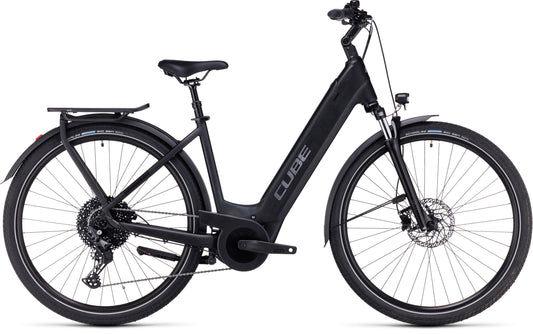 CUBE Touring Hybrid Pro 625 black´n´metal Easy Entry 2024