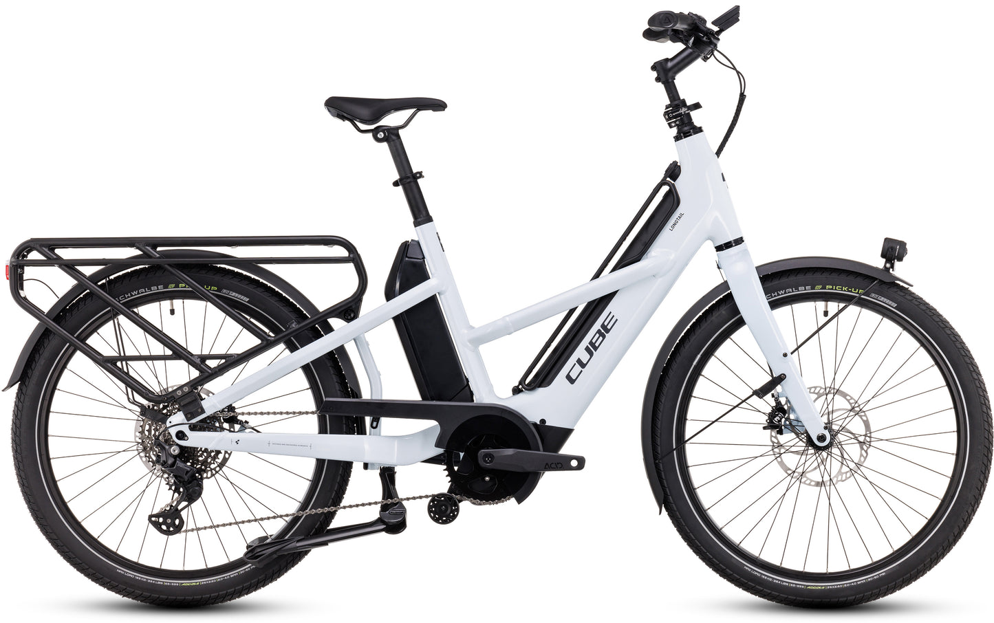 CUBE Longtail Sport Hybrid 725 flashwhite´n´reflex 2024