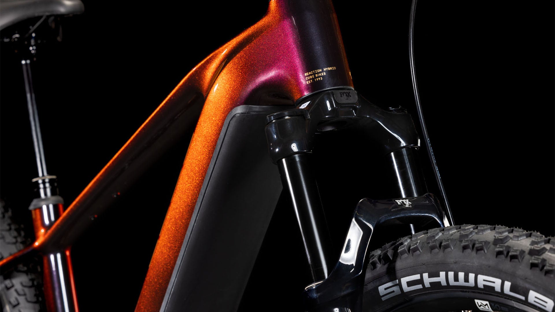 cube e bike leuchtet orange Cube Reaction Hybrid SLT solareclipse 2025