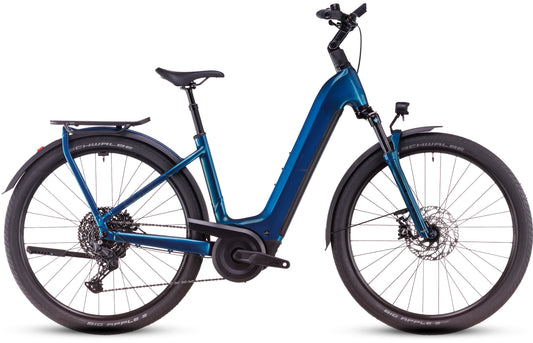 Cube Kathmandu Hybrid EX electricblue´n´chrome Easy Entry 2025