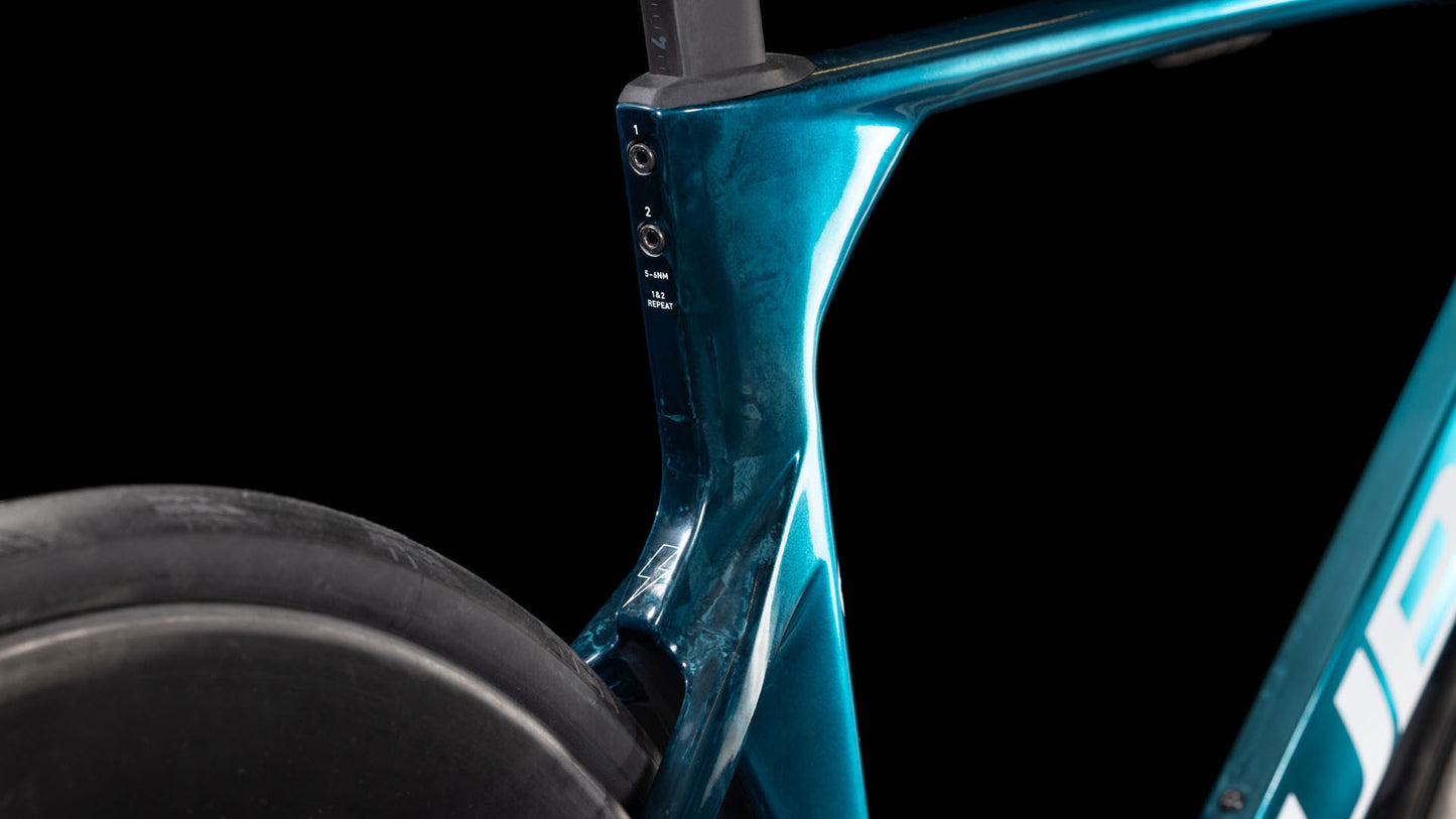 Cube Litening AERO C:68X SLX chromeblue´n´liquidblue 2025