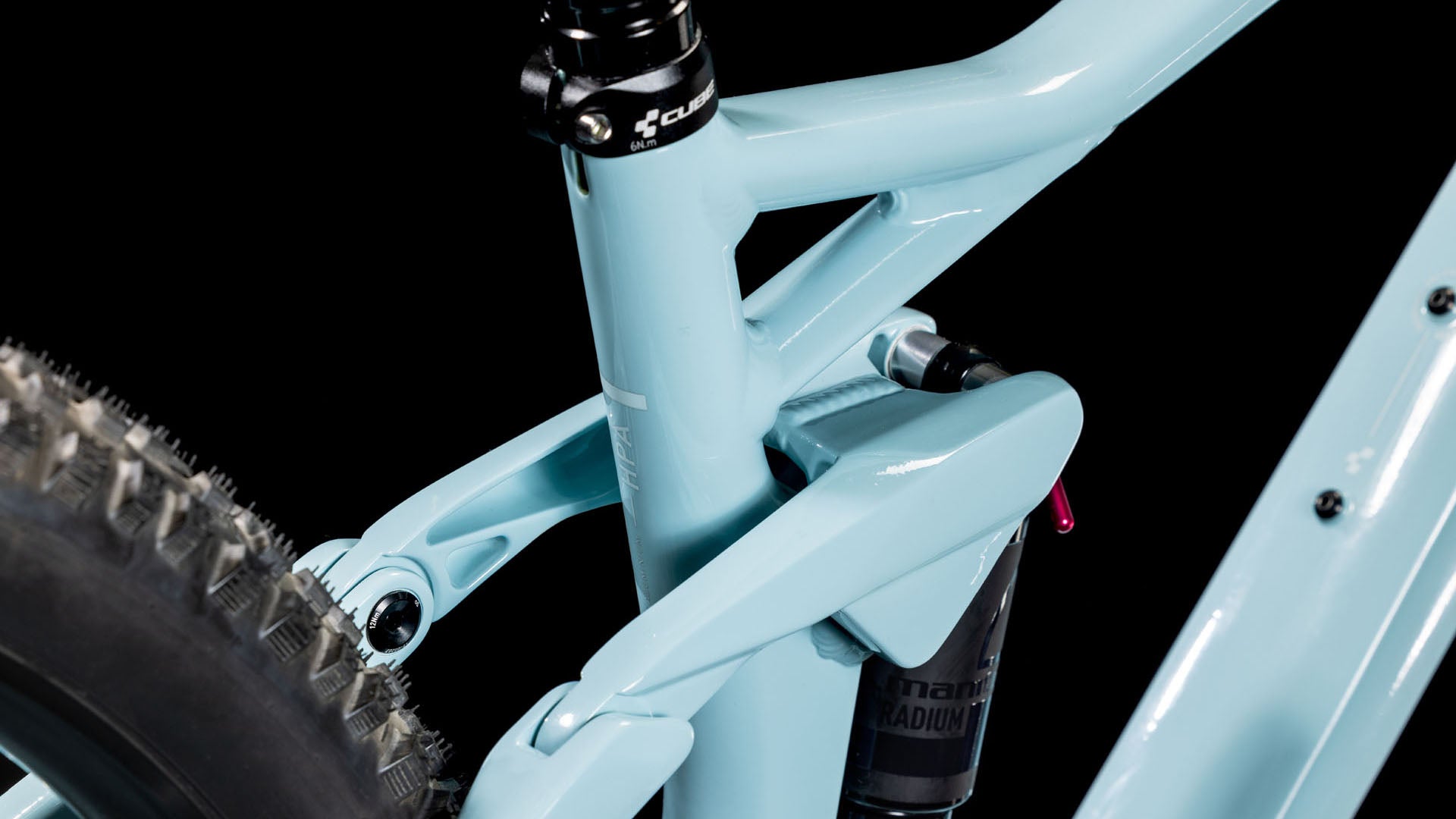 Produktbild: Cube Stereo ONE22 Pro skylightblue´n´white, Detailaufnahme 02