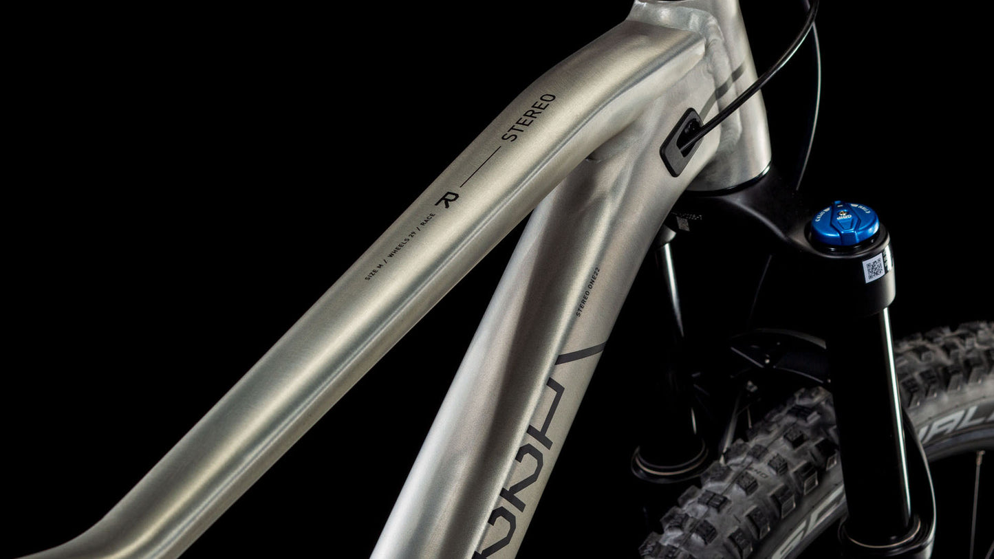 Produktbild: Cube Stereo ONE22 Race rawmetal´n´black, Detailaufnahme 01