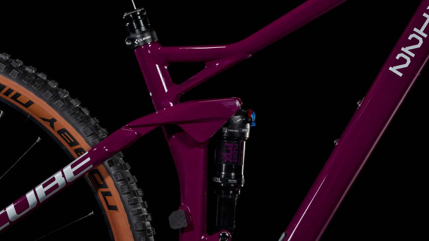 Produktbild: Cube Stereo ONE22 Race wine´n´grey, Detailaufnahme 04