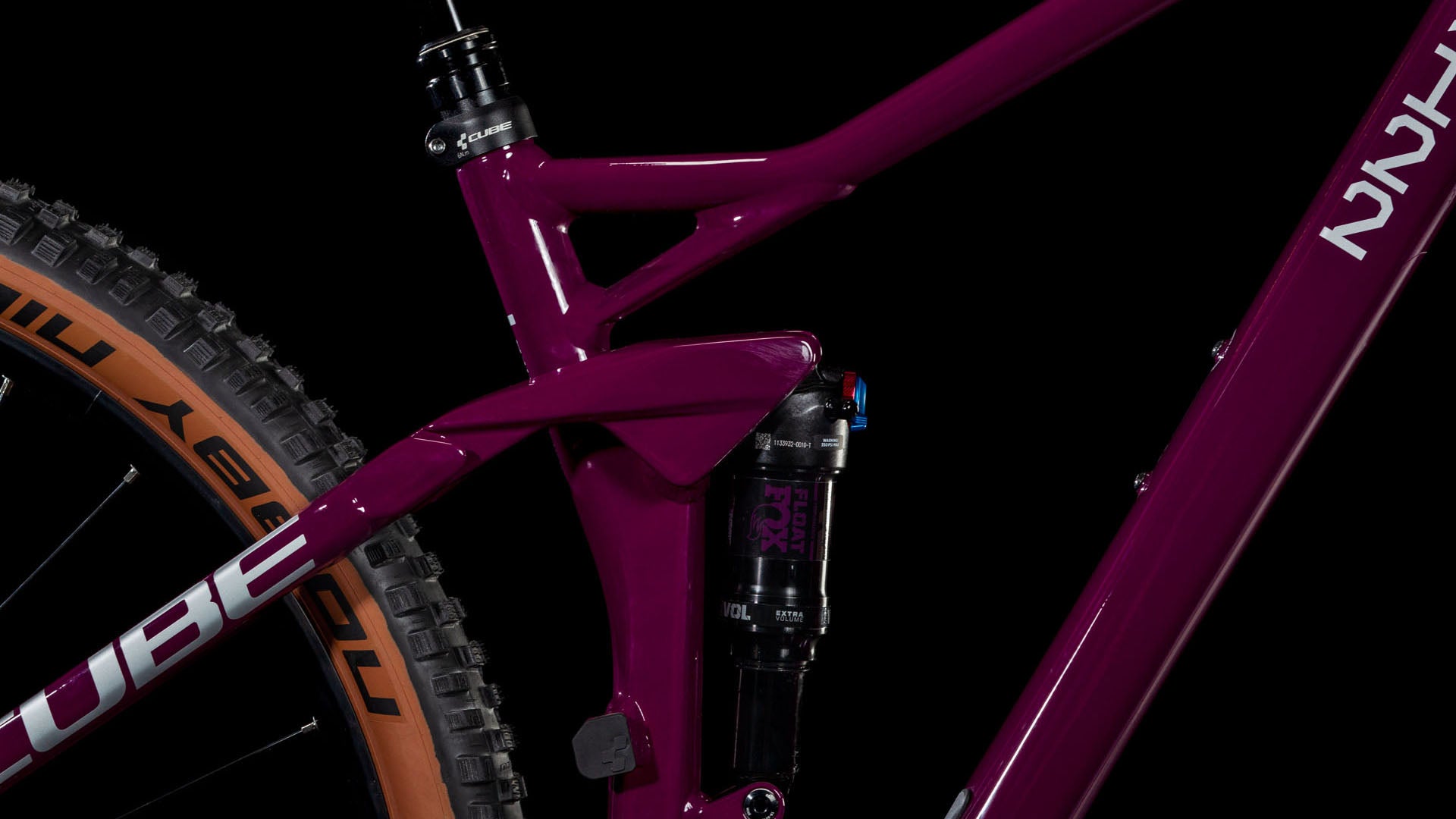 Produktbild: Cube Stereo ONE22 Race wine´n´grey, Detailaufnahme 04