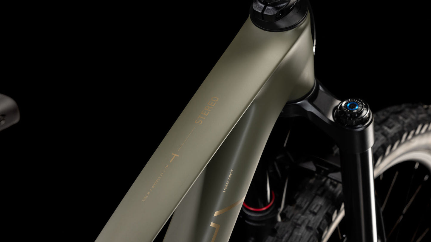 Produktbild: Cube Stereo ONE77 C:68X TM 29 dustyolive´n´gold, Detailaufnahme 01
