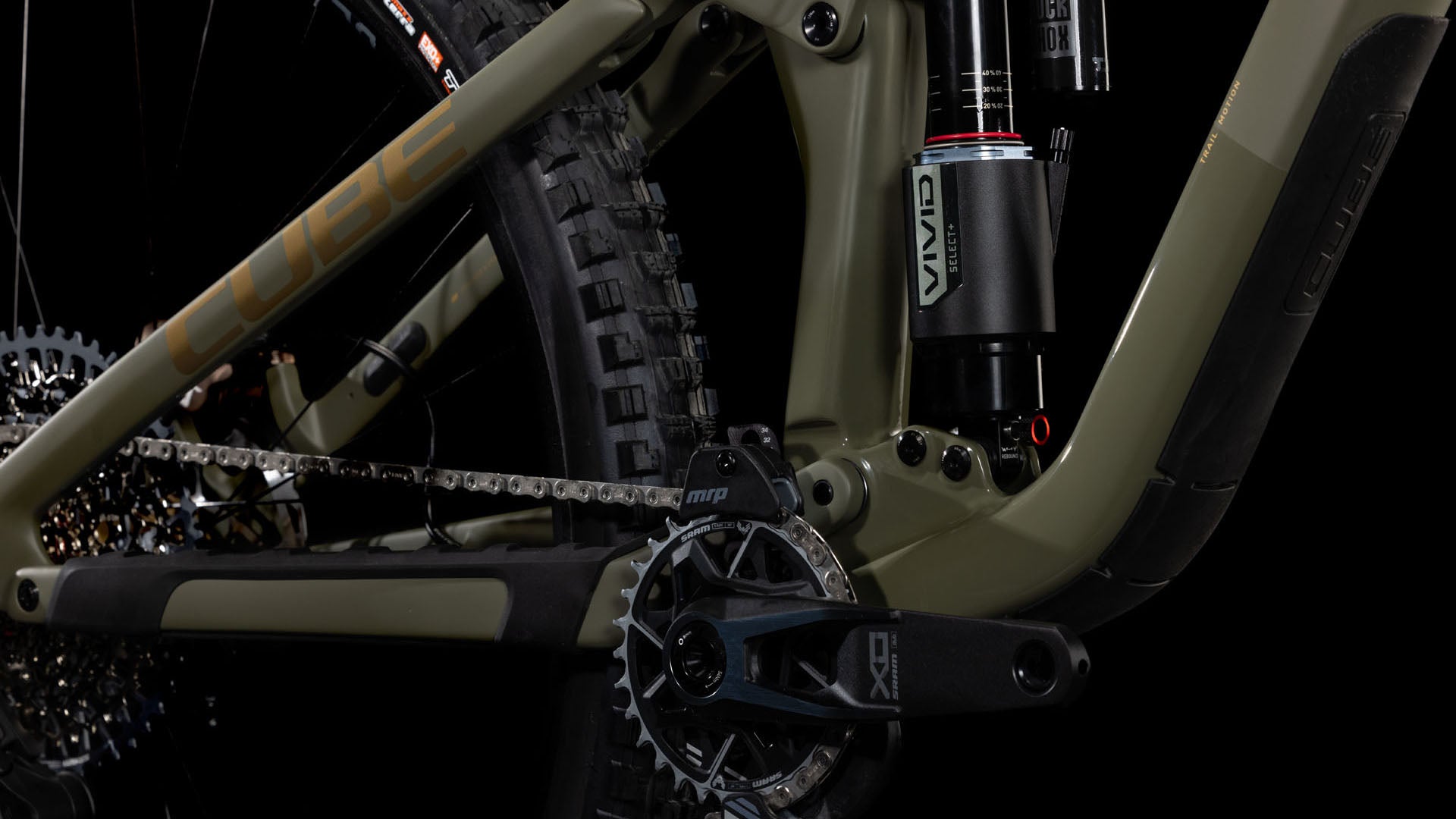 Produktbild: Cube Stereo ONE77 C:68X TM 29 dustyolive´n´gold, Detailaufnahme 04