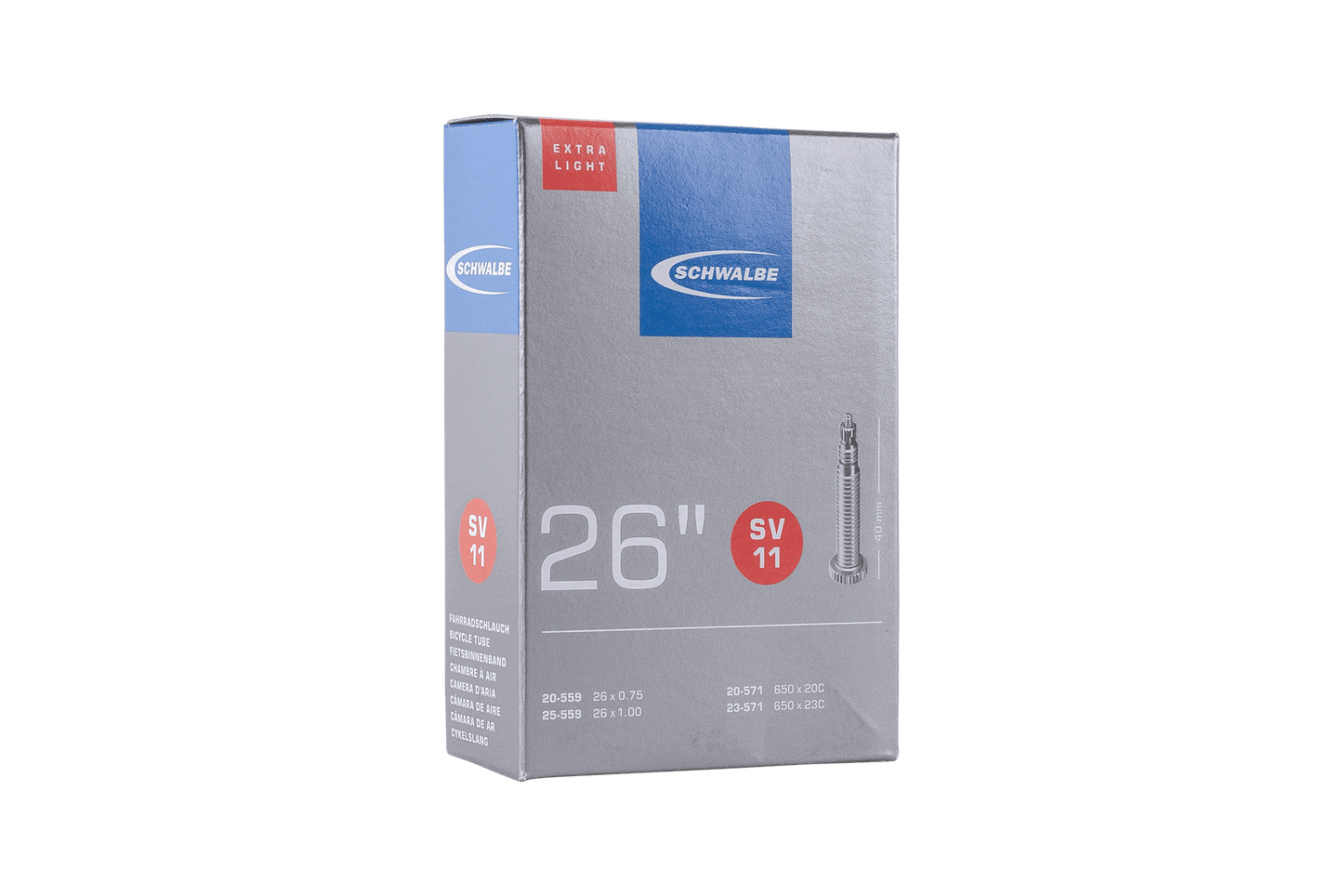 SCHWALBE Schlauch SV11 EXTRA LIGHT