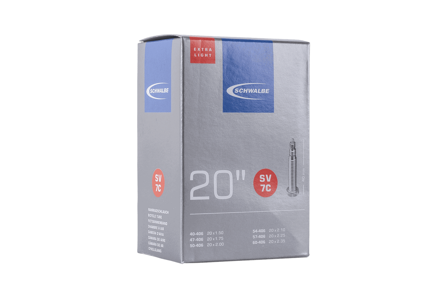SCHWALBE Schlauch SV7C EXTRA LIGHT