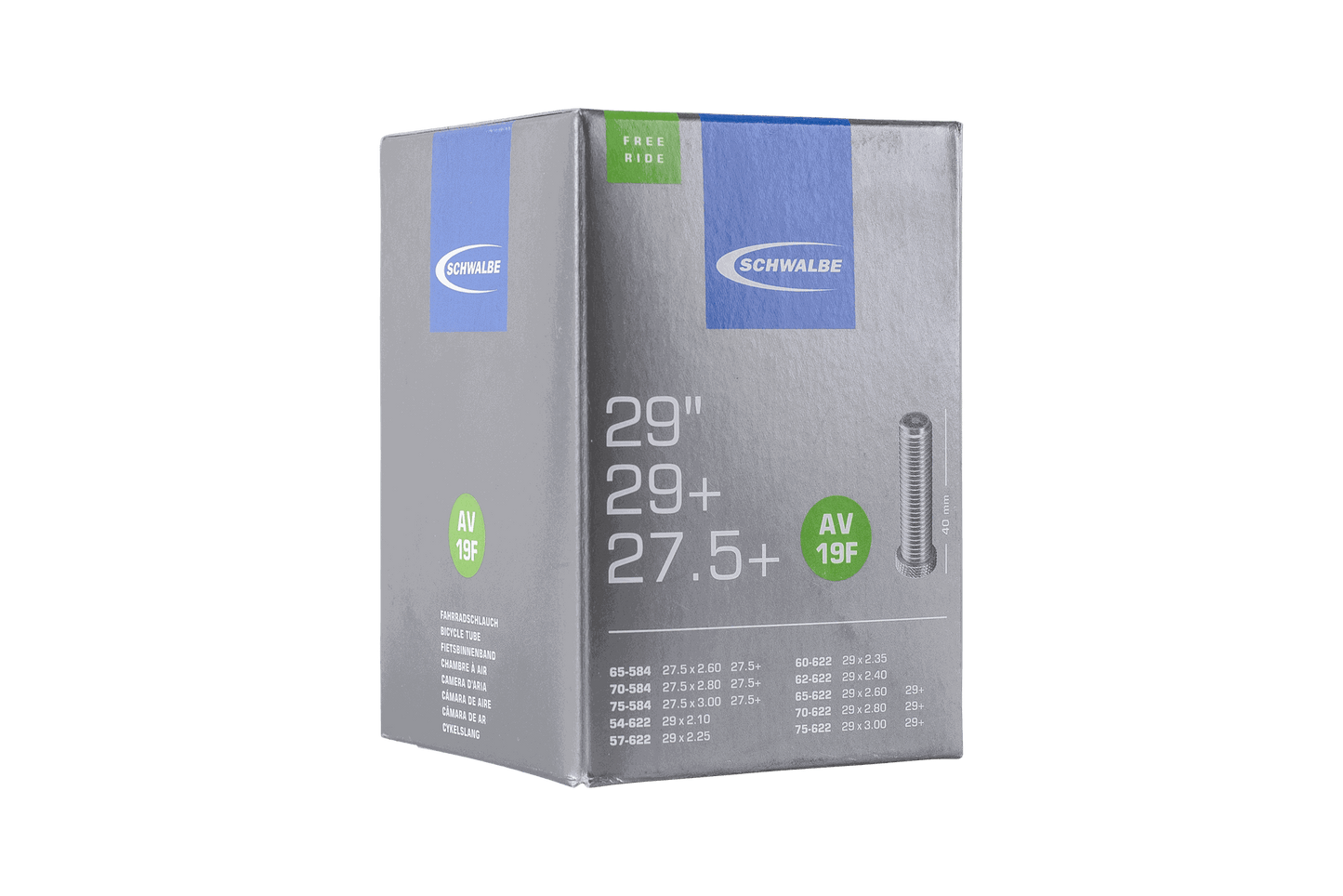 SCHWALBE Schlauch AV19F TR4 FREERIDE
