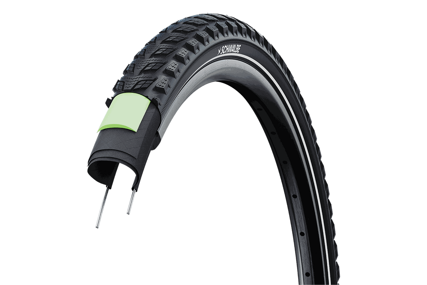 SCHWALBE Reifen MARATHON 365 GreenGuard, TwinSkin
