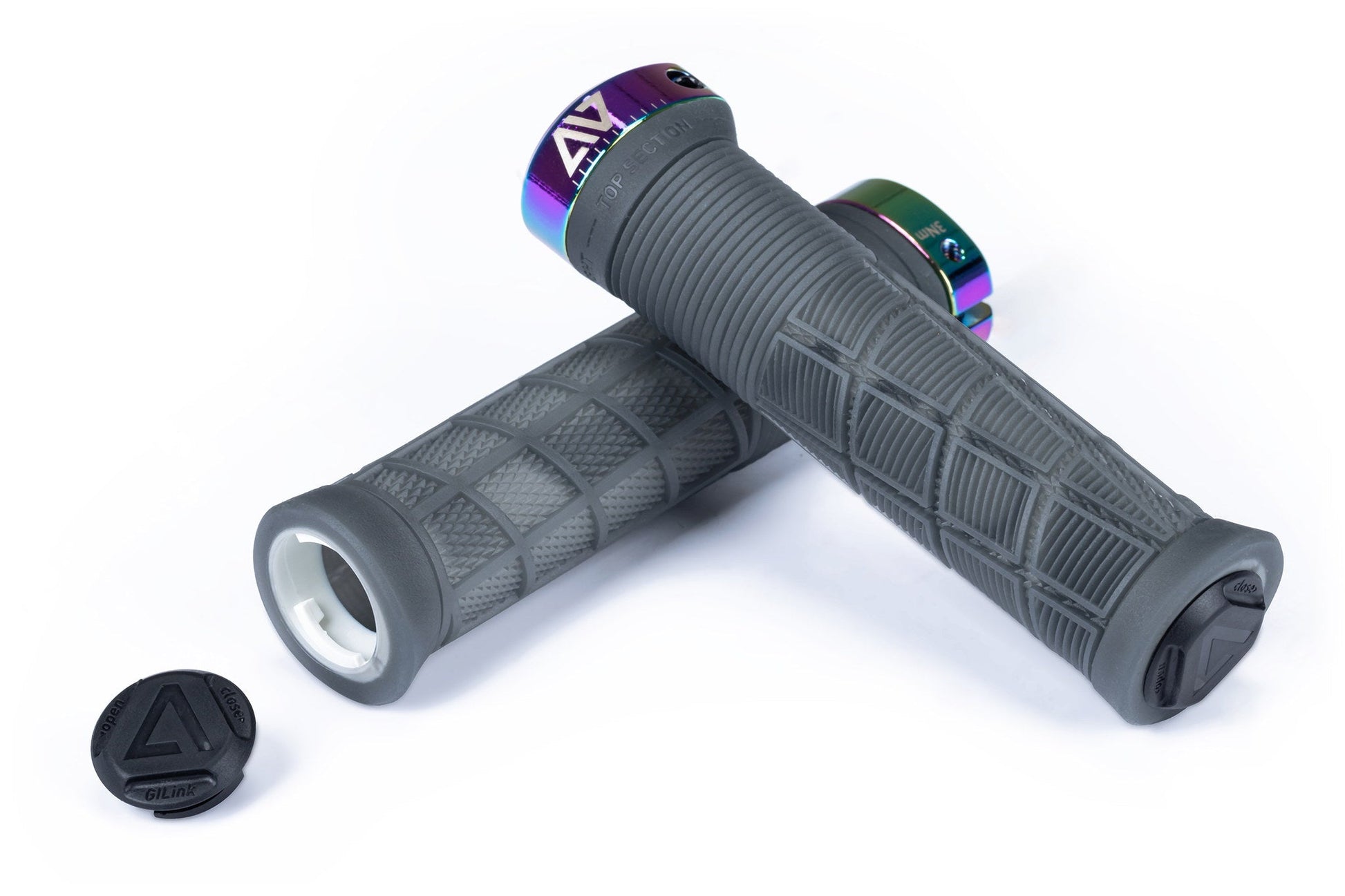 ACID Griffe DISRUPT in translucent black´n´oil slick – Detailansicht 1