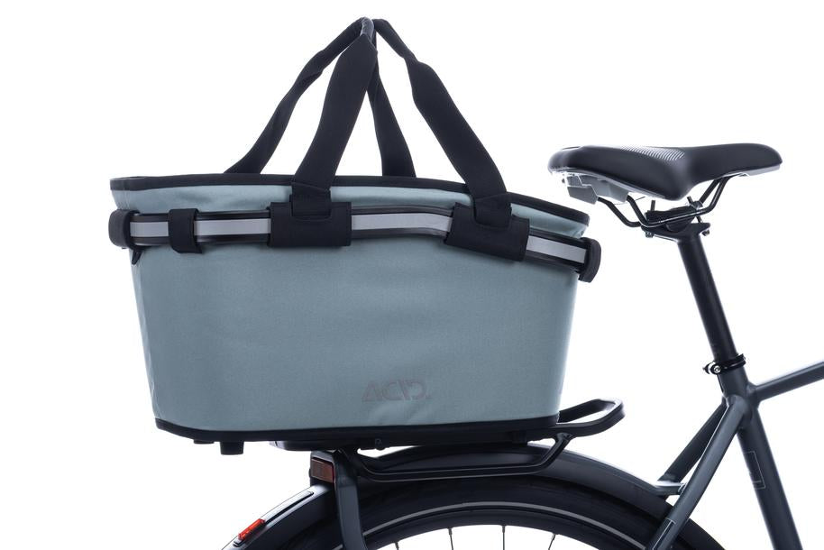 gepäckträger korb fahrrad ACID Gepäckträgerkorb CITY 20 RILink grey