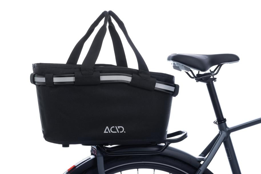 fahrrad gepäckträger korb ACID Gepäckträgerkorb CITY 20 RILink black