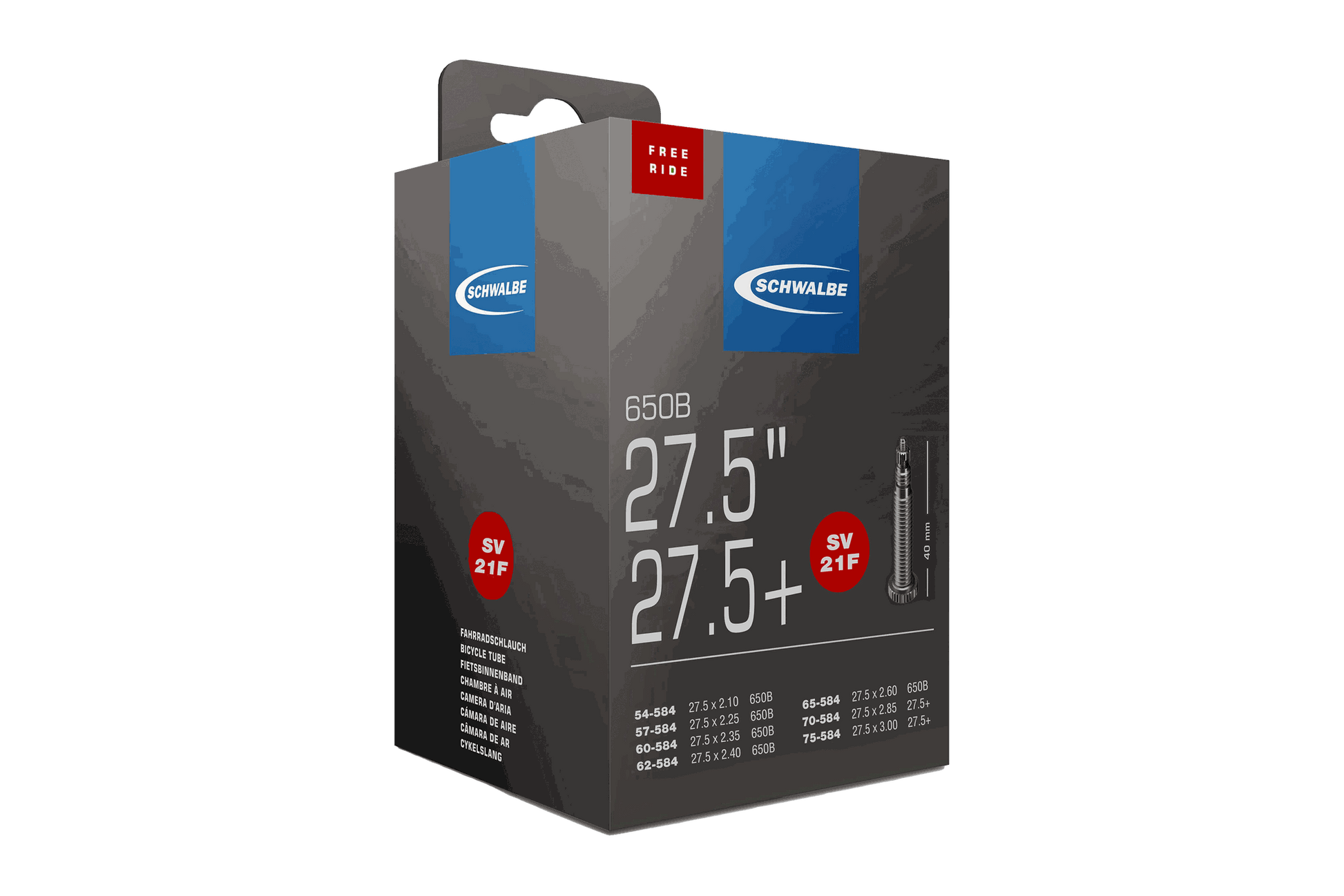 Schlauch Schwalbe SV21F FREERIDE