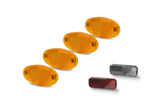 ACID Reflektorset für Lenker / Sattelstütze / Speichen