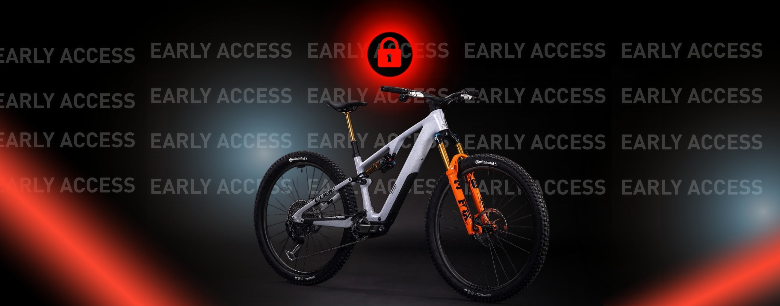 Early Access Banner für Black Friday mit einem Rad 