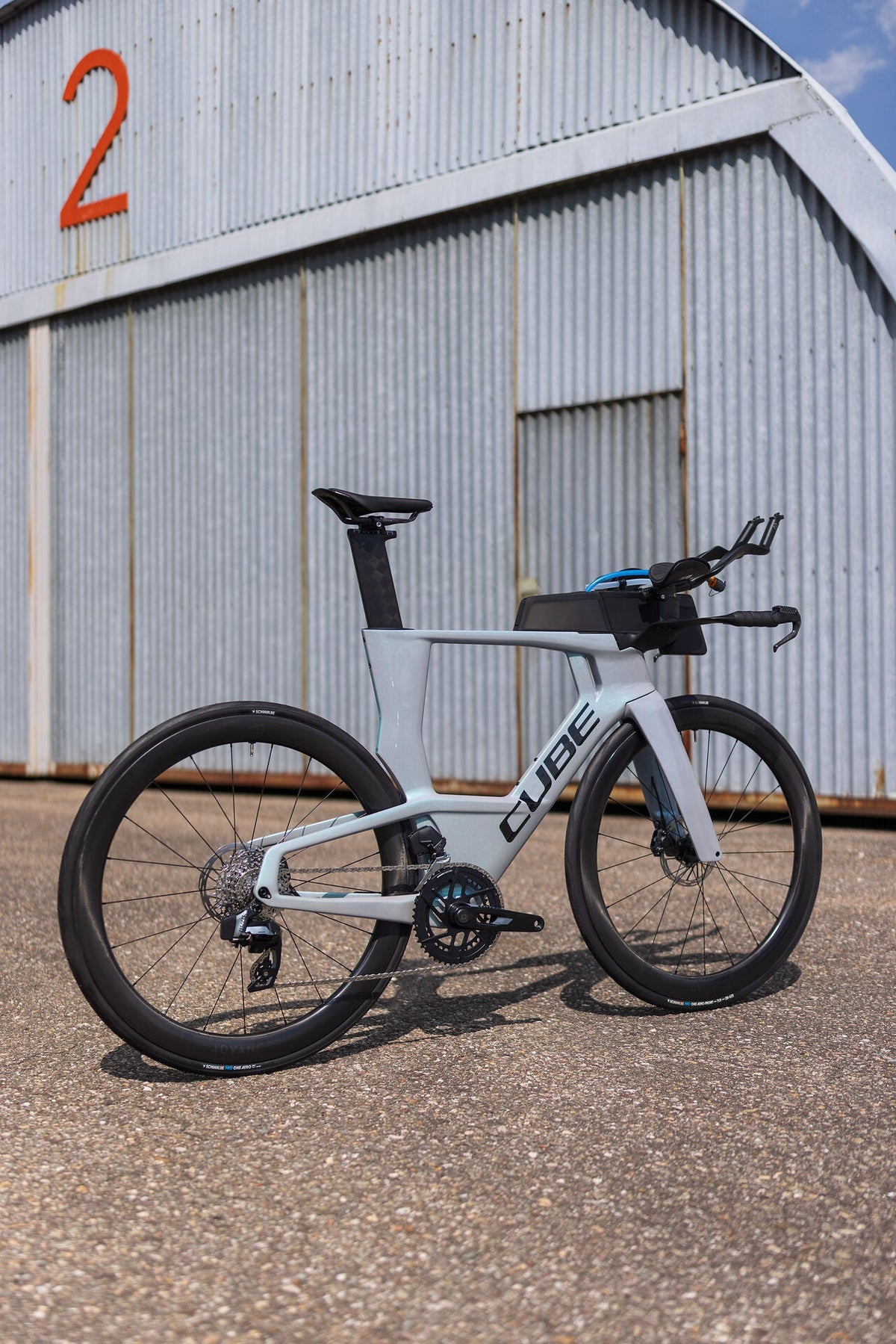 Cube Aerium C:68X Pro greenfusion´n´black 2027 – Triathlonrad – Seitenansicht 4