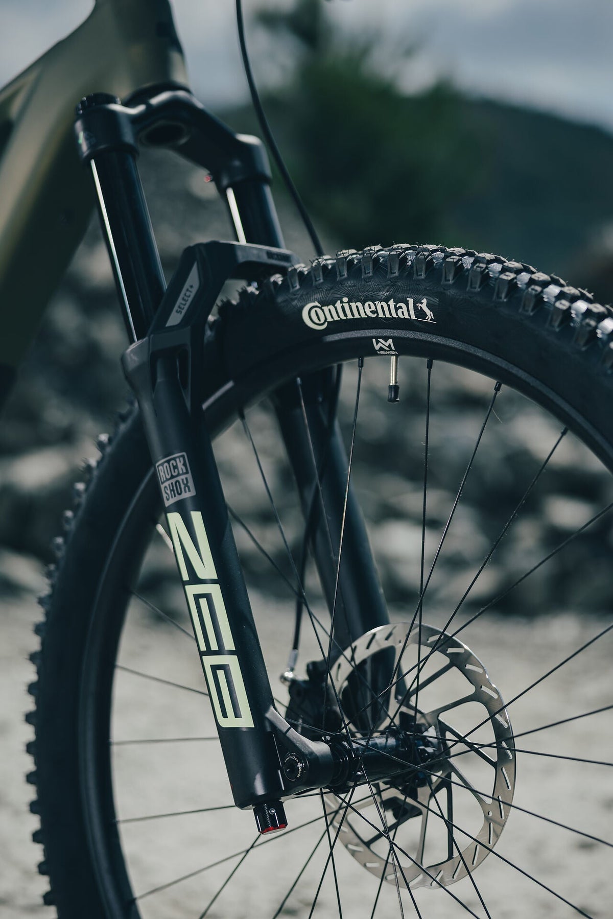 Cube AMS Hybrid 177 C:62 TM 600X reedgreen´n´gills 2027 – E-Mountainbike Fully – Detailansicht 3