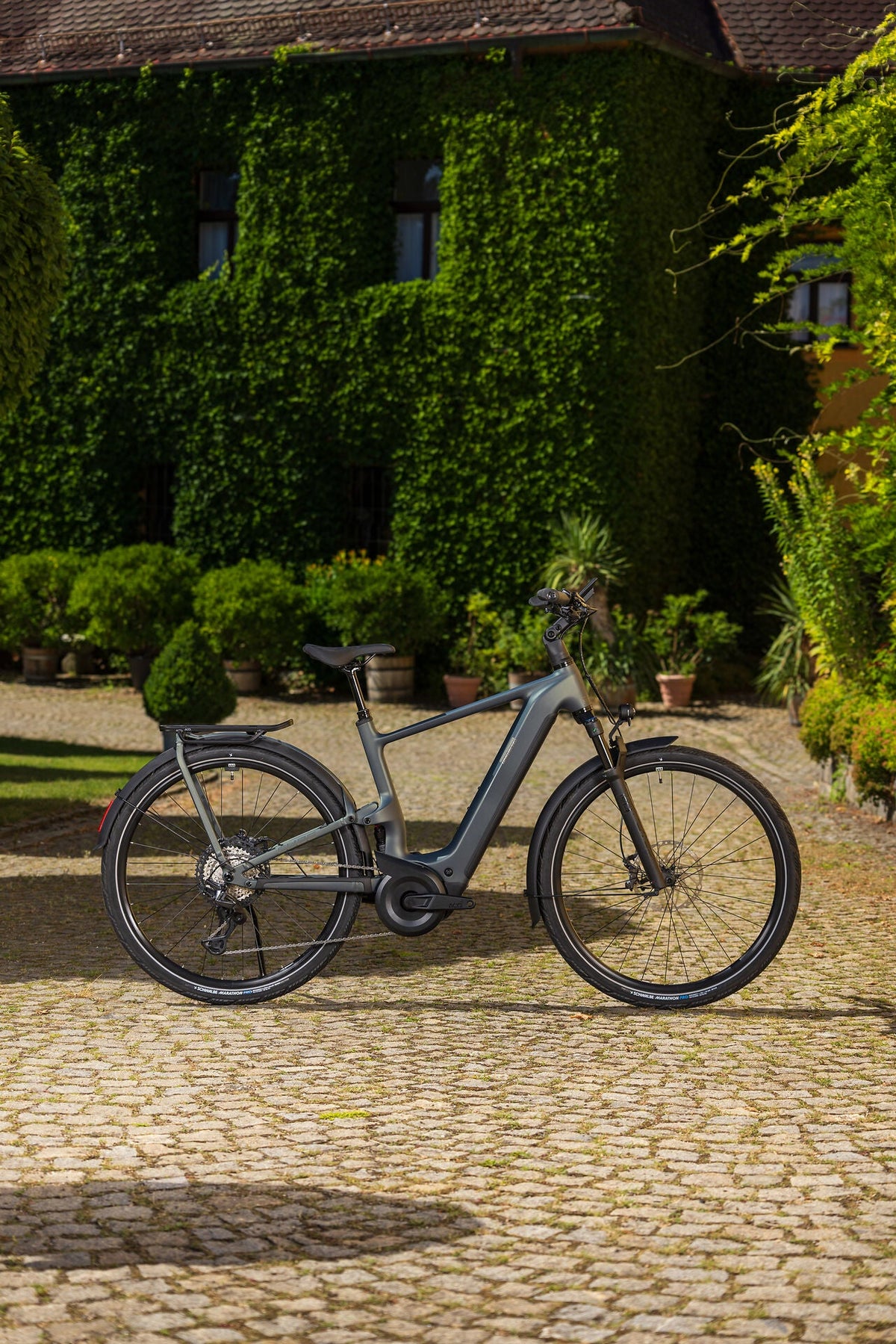 Cube Kathmandu Hybrid ONE11 HPC SLX 800 sagebrushgreen´n´chrome 2027 – E-Crossrad – Seitenansicht 2