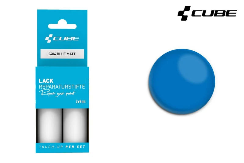CUBE Lackstift Set BLUE matt 2404