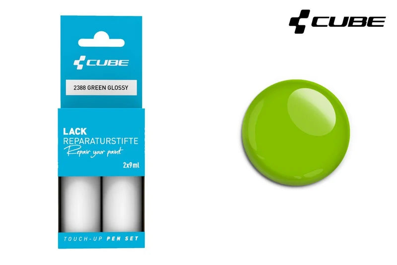 CUBE Lackstift Set GREEN glossy 2388