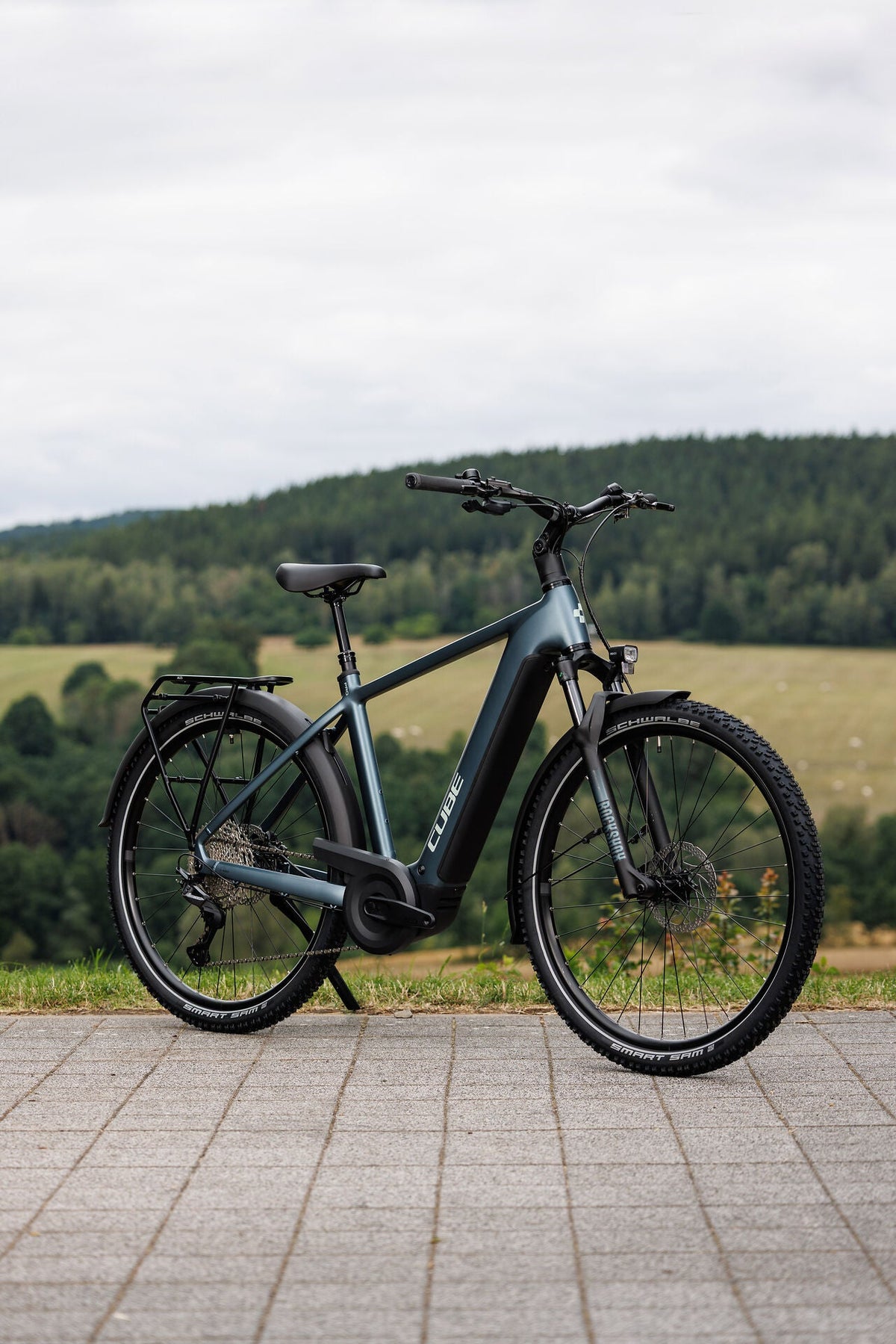 Cube Nuride Hybrid Pro 800 deepteal´n´blue 2027 – E-Crossrad – Seitenansicht 4