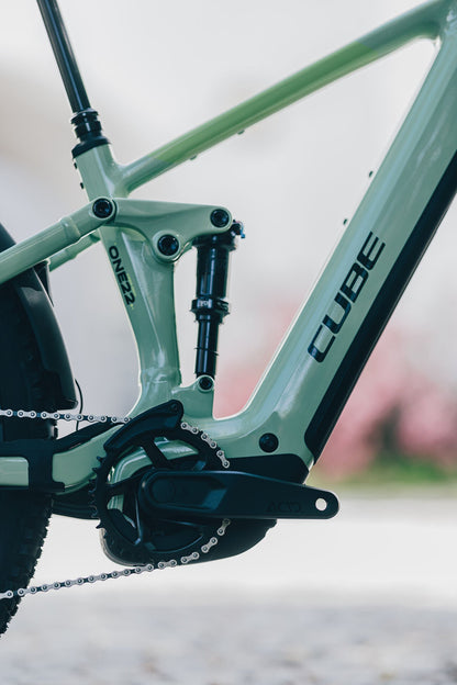 Cube Stereo Hybrid ONE22 SLX 800 FE cactus´n´black 2027 – E-Mountainbike Fully – Detailansicht 1