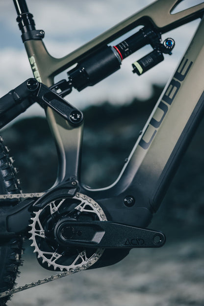 Cube Stereo Hybrid ONE77 HPC TM 800 reedgreen´n´gills 2027 – E-Mountainbike Fully – Detailansicht 5