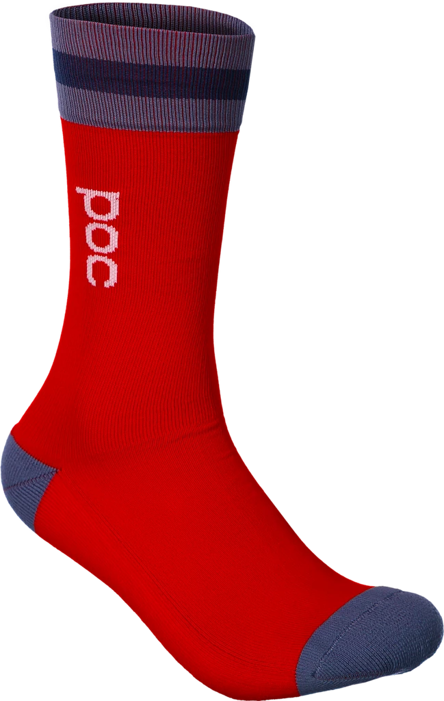 POC Essential Mid Length Sock red
