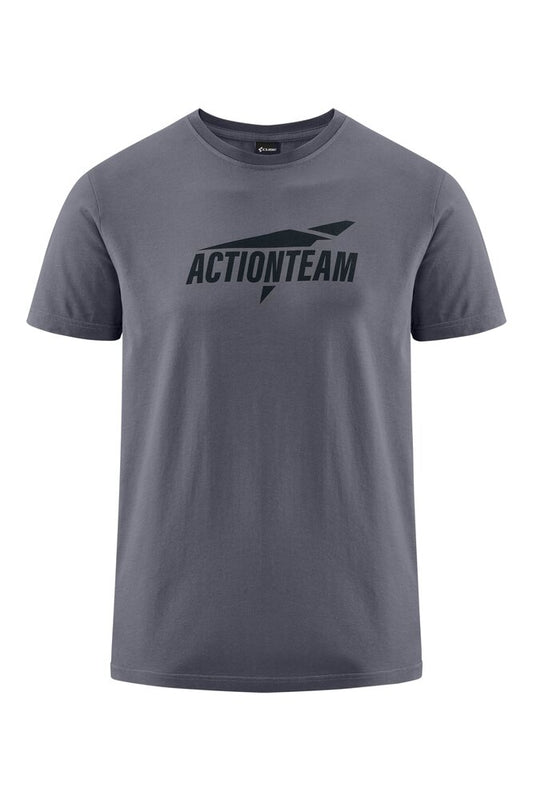 CUBE Organic T-Shirt Actionteam  grey´n´black