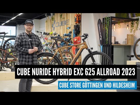 CUBE Nuride Hybrid EXC 625 Allroad Easy Entry polarsilver´n´black 2023